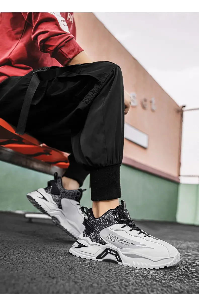 Men's Sneaker Shoes Casual Sports Basketball Shoes for Men Fashion Trends Original Male Sneakers High Top Mens Running Shoes