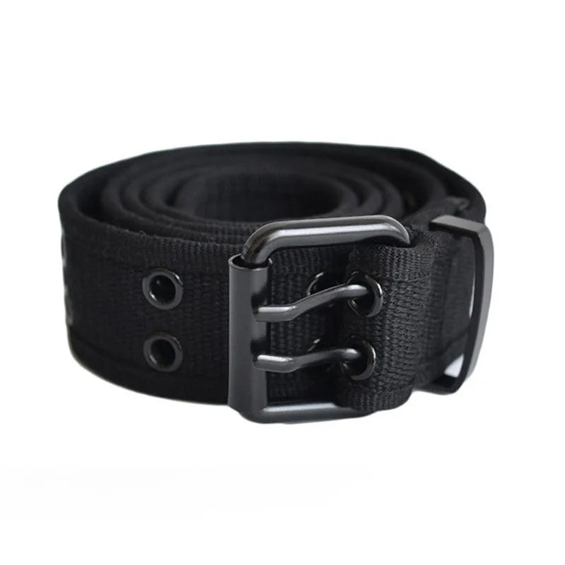 High Quality Canvas Tactical Belt For Men Metal Buckle Luxury Webbing Waistband Outdoor Sport Male Training Belts