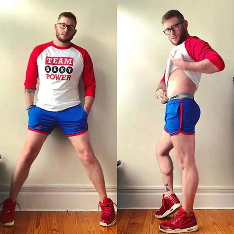 Mens Gym Fitness Shorts Bodybuilding running sports shorts Jogging Workout Male Summer Breathable Mesh Shorts men Sweatpants