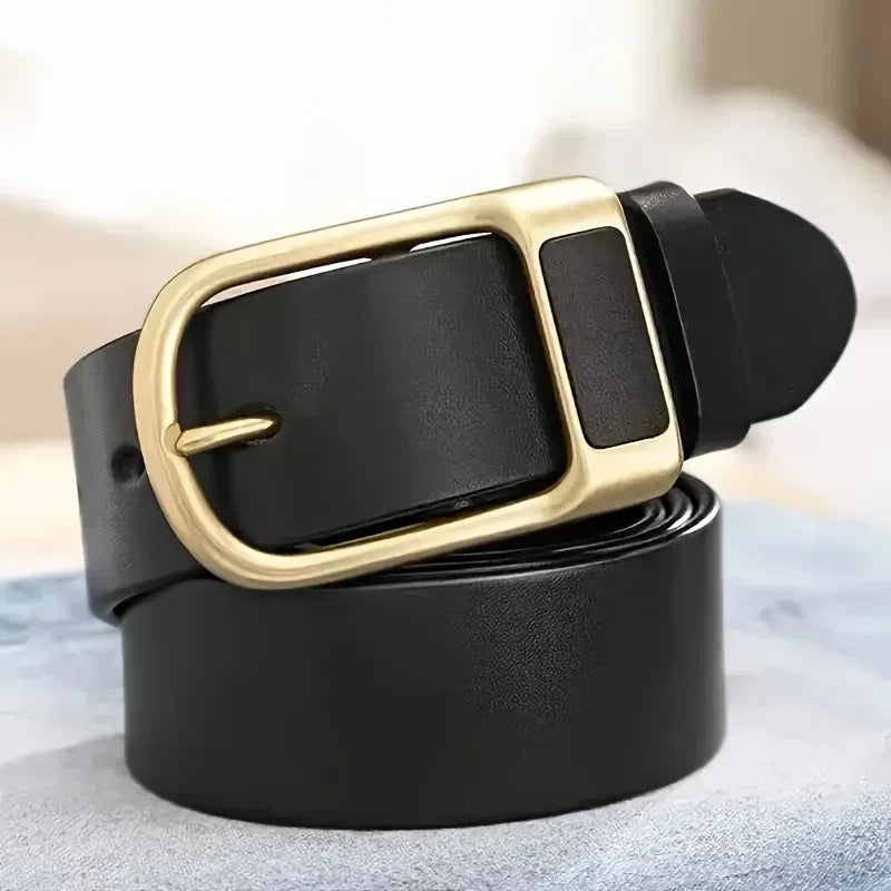 Men's Trendy Casual Belt For Men Coboy Style Belts Pin Buckle Belt Jeans Retro Belt Business Casual Belts