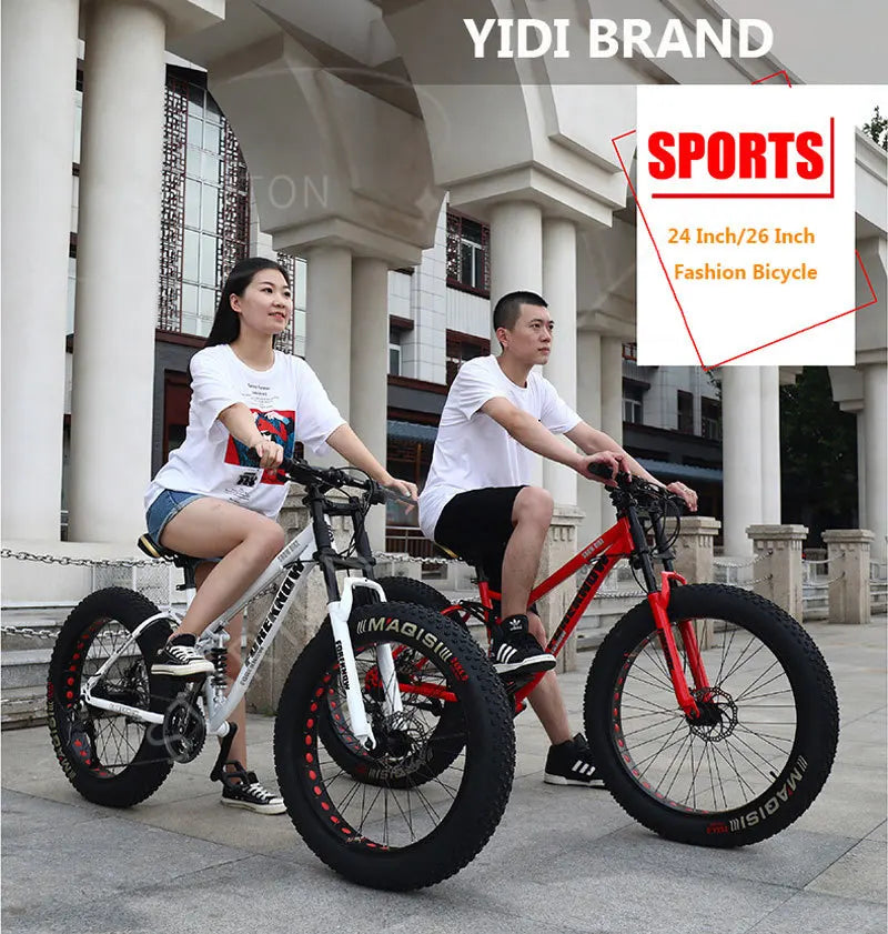 26 Inch 4.0 New Design 4.0 Fat Bike Snow Mountain Bike New Beach Cruiser Bike