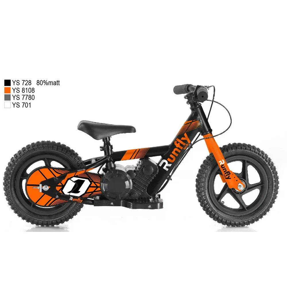 12-inch Children's Electric Bicycle Outdoor Off-road Portable Shock-absorbing Scooter