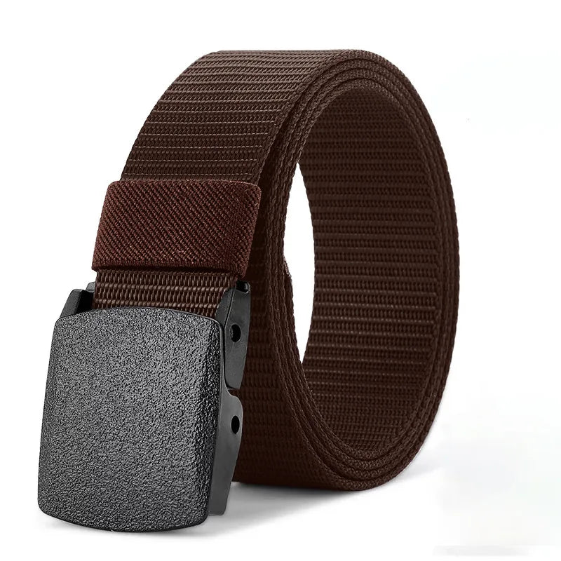 Men's Belt Outdoor Casual Canvas Belt Metal Free Training Nylon Tactical Belt With Pants Jeans Belt Sports Belts For Men Women