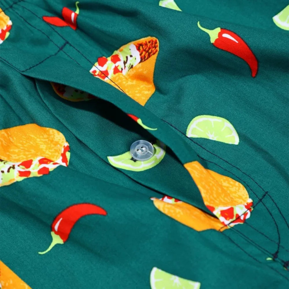 1PC 100% cotton men's underwear soft comfortable men's underwear men's shorts home loose elastic men's printed pants breathable