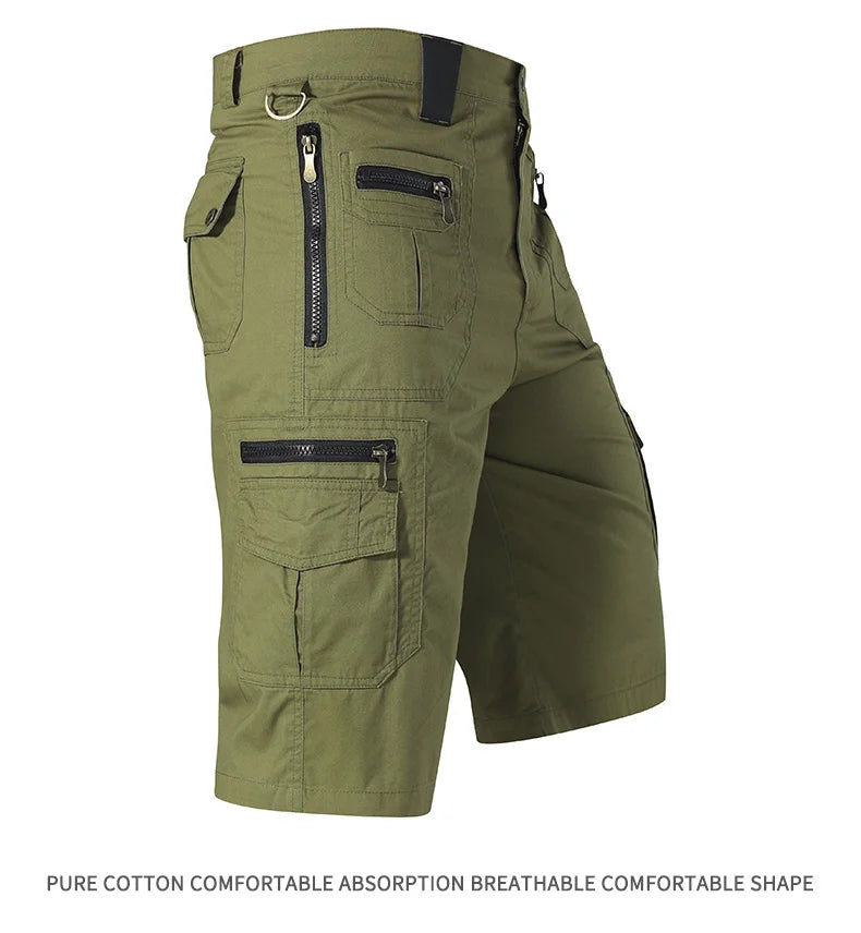Shorts Men Urban Military Waterproof Cargo Tactical Shorts Male Outdoor Camo Breathable Quick Dry Pants Summer Casual Shorts