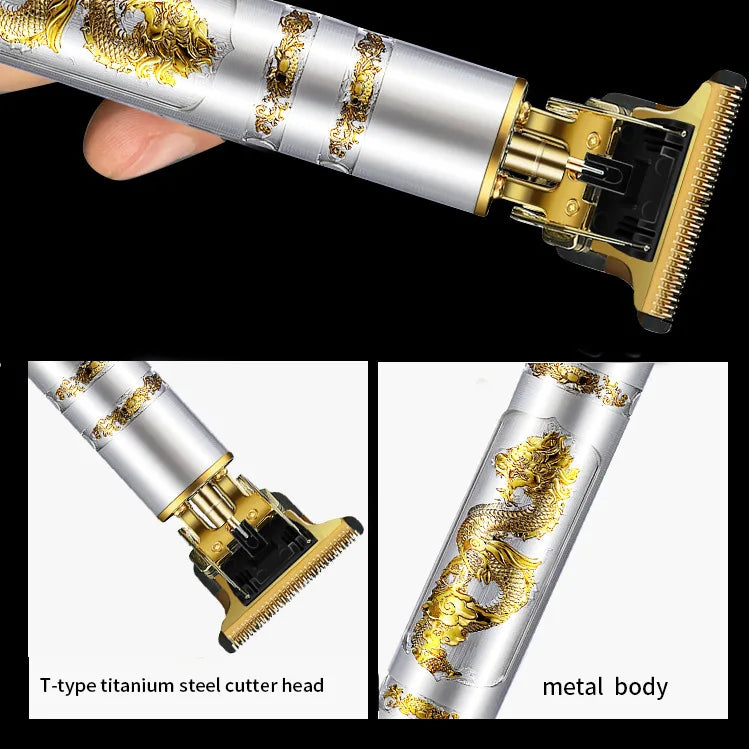 Electric Hair Clipper for Men 0mm Precision Beard Shaver Body Hair Trimmer Barber Machine Haircut Repair Tool