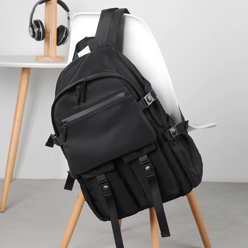 Men's Tactical Style Backpack, Large - capacity Travel Bag with Multiple Straps, Durable Material, Ideal for Outdoor Adventures