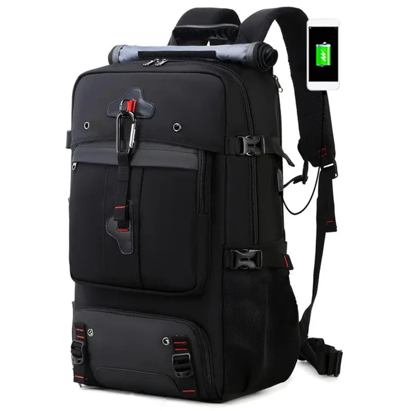 Travel Backpack for Men and Women Large Carry On Bag with Shoe Compartment Approved by Airlines 17Inch Laptop Backpack Gym Bag