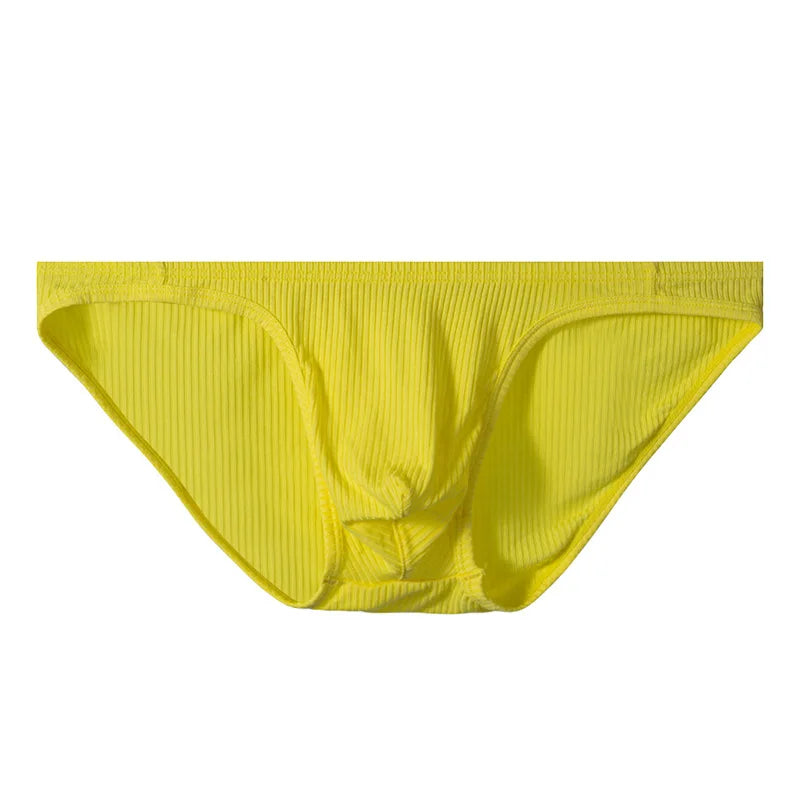 Mens Underwear Solid Briefs Shorts Hombre Man Panties Solid Comfortable Low Waist U Convex Pouch Underpants Cueca Calzoncillo