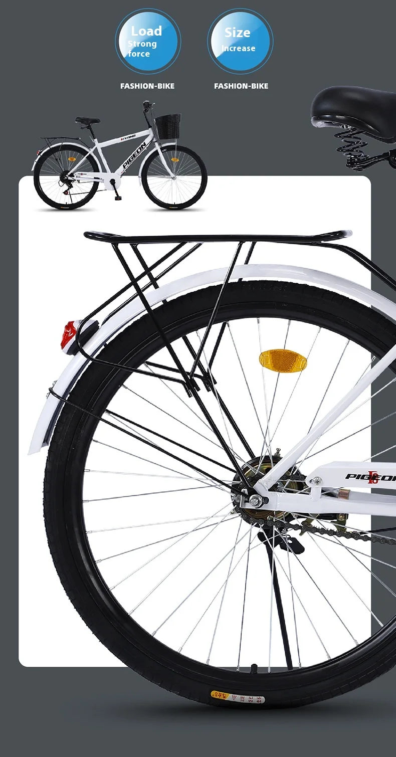 Bicycle 26 Inch Commuter Men's Light Adult City Female College Student Adult Retro Bike