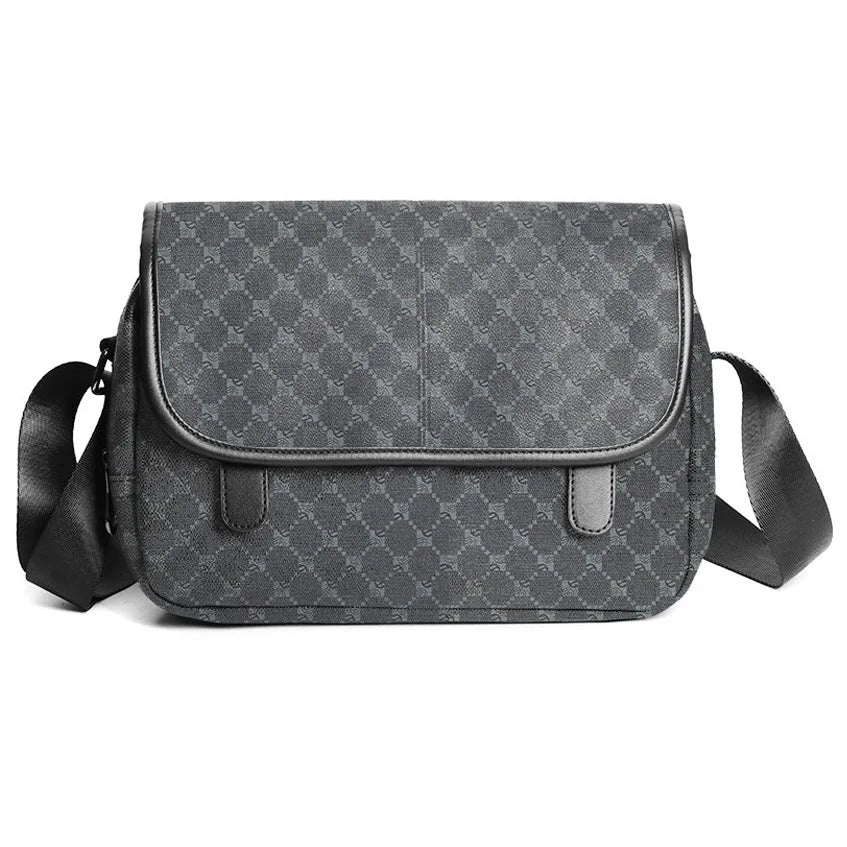 Designer Leather Large Messenger Bag for Men Bags Casual Man Crossbody Bag Male Sling Bag Fashion Business Shoulder Bag Luxury