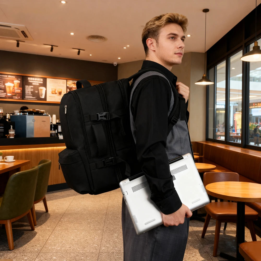 Travel Backpack Multi-Layer Laptop Backpack Large Duffle Bag College Business Work Weekender Hiking Travel Essentials Suitcase