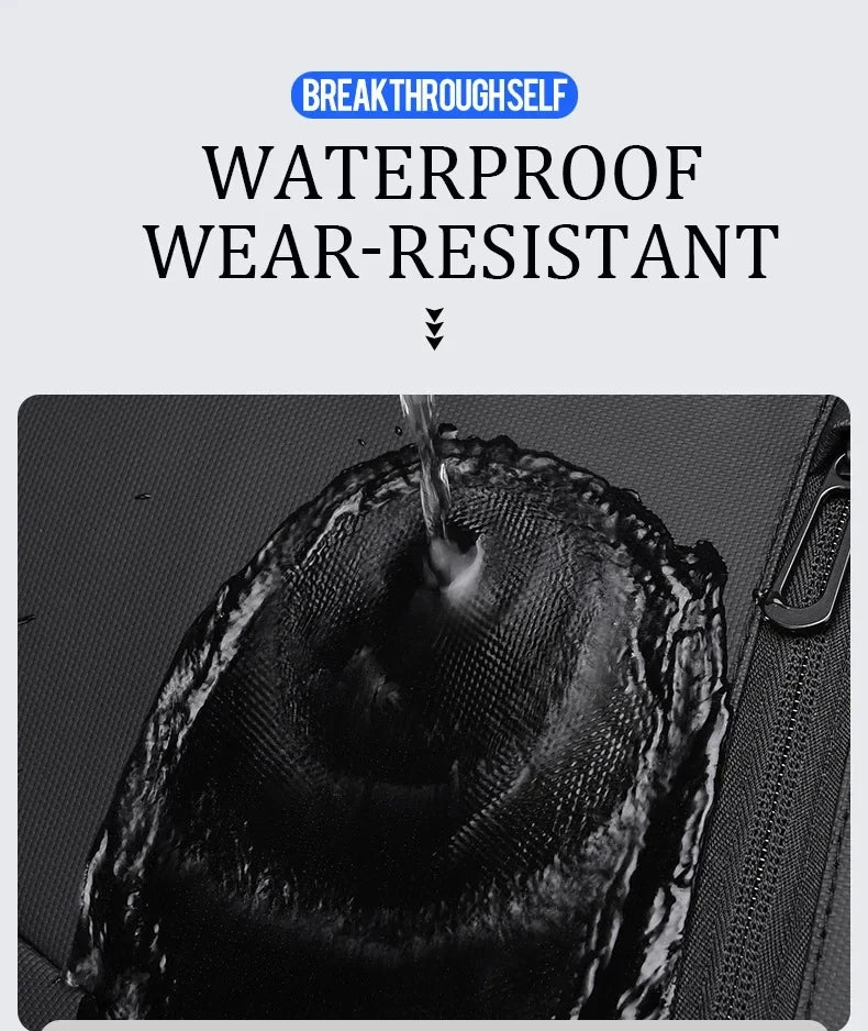 Large Capacity Men's Backpack Expandable Business Travel Bag 15.6 inch Laptop Waterproof Backpack USB Charging Camping Baggage