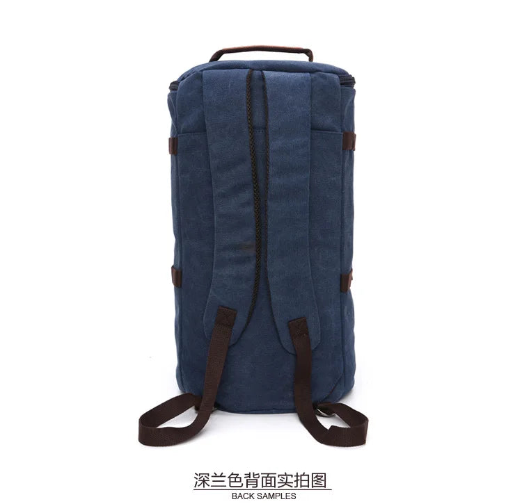 2025 Fashion Large Man Travel Bag Mountaineering Backpack Male Luggage Canvas Bucket Shoulder Army Bags For Boys Men Backpacks
