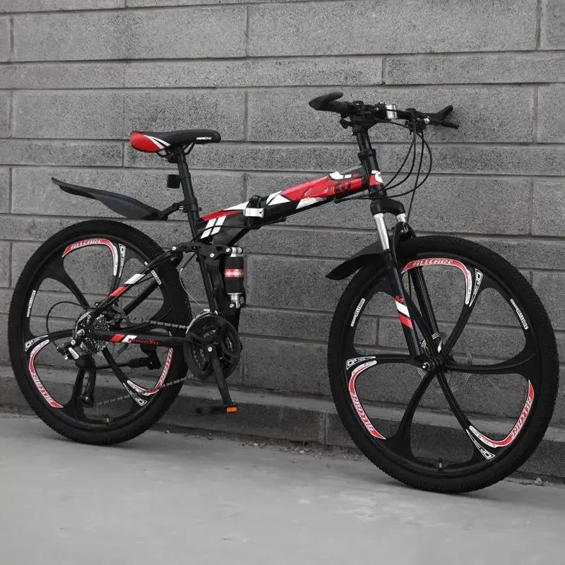Bike Folding Mountain Bike  Double Shock Absorption