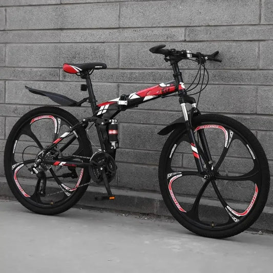 Bike Folding Mountain Bike  Double Shock Absorption