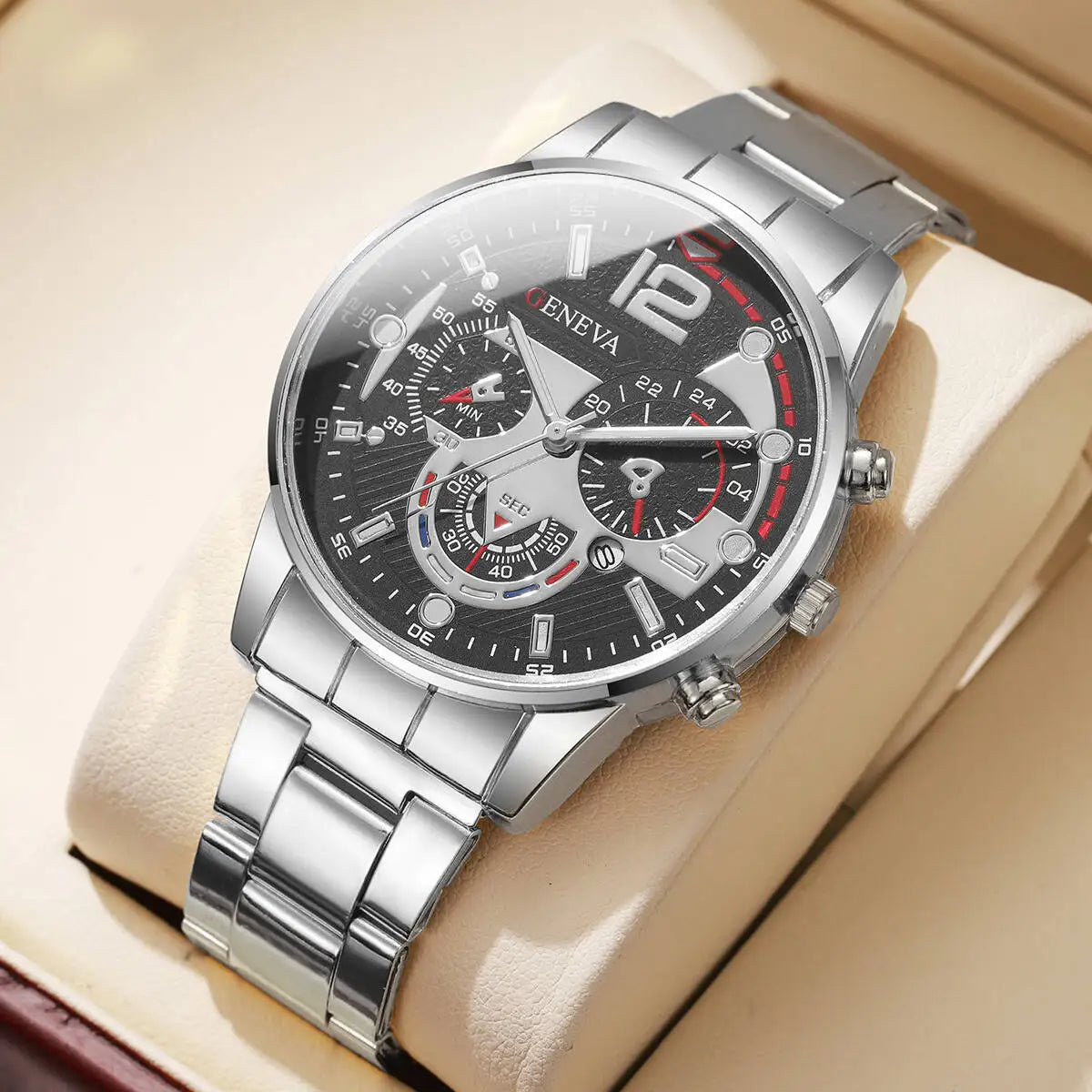 Men Business Men Watch Luxury Analog Quartz Wristwatches with Calendar for Men Clock Reloj Hombre