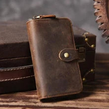 The Secret Life Of Walter Mitty Vintage Leather Men Wallet Genuine leather Wallet Men Purse Handmade male Wallet Money holder
