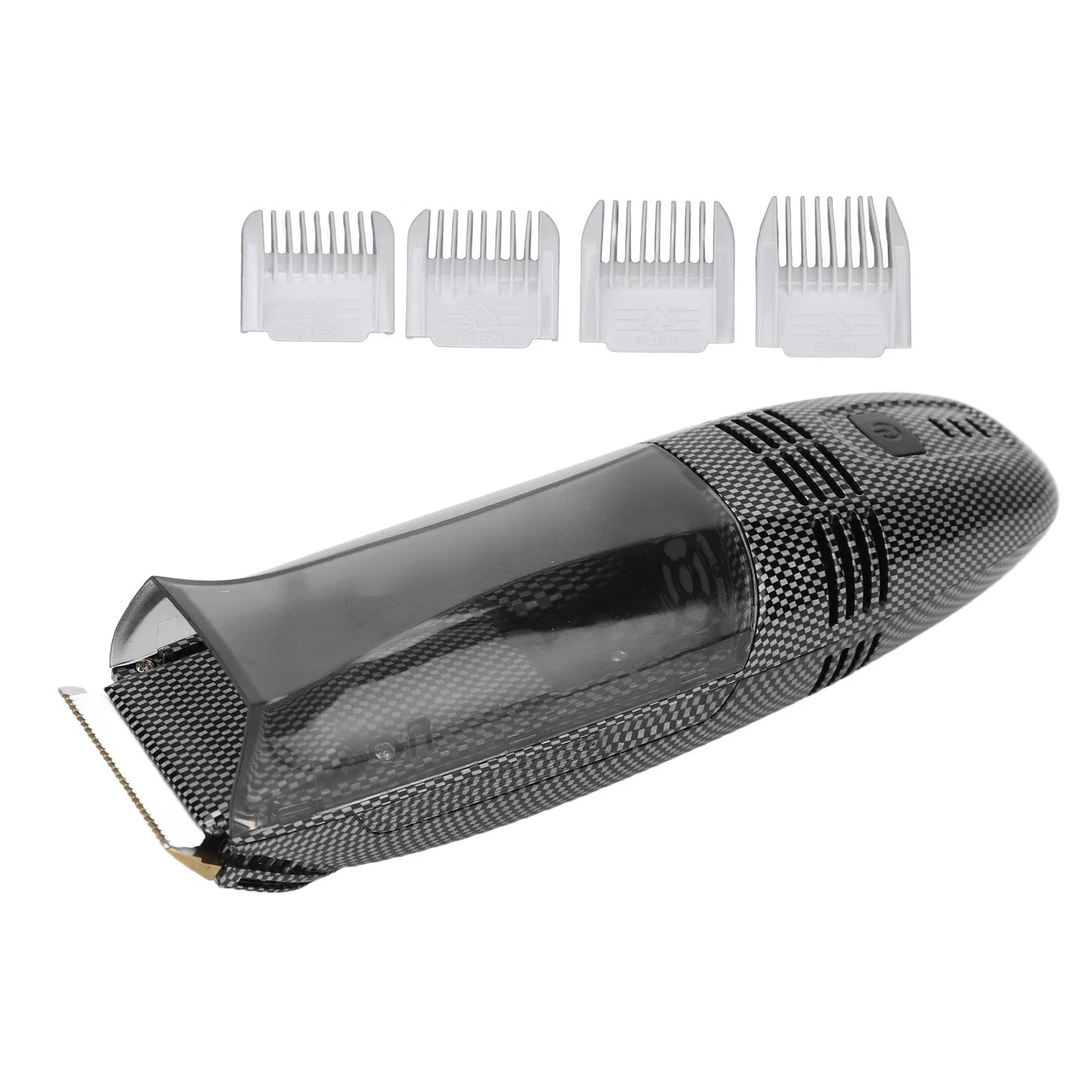 Men Hair Groomer Hair Trimmer USB Charging  Automatic Hair Suction Electric Hair Clipper with 4 Combs for Men Home