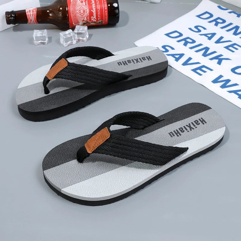 Men Slippers Summer High Quality Flip Flop Men Beach Shoes Fashion Outdoor Flip Flops Casual Breathable Slippers for Men Sandals