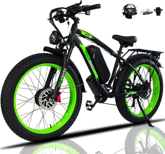 USA Fast Speed 3000W Electric Bike Dual Motor ebike 35-37 Mph Hydraulic Brake Electric Dirt Bike 26inch Fat Tire Mountain Biike