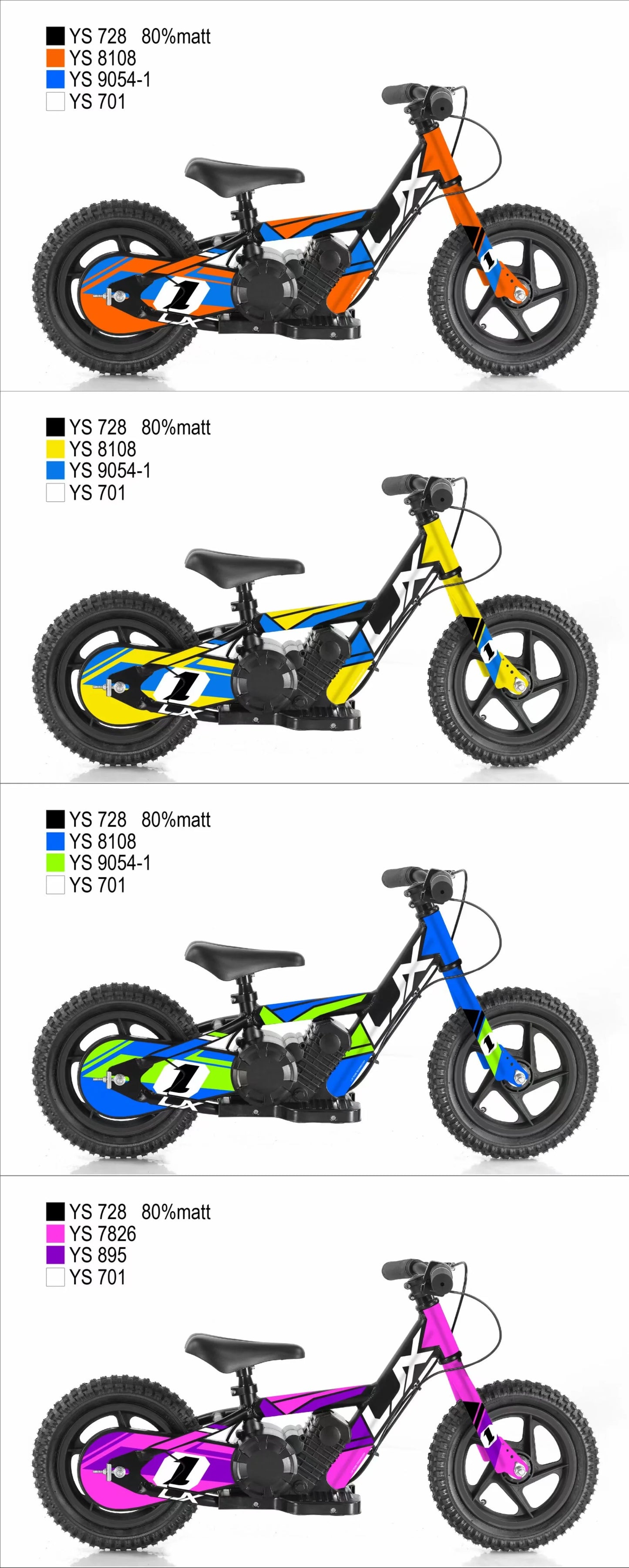 12-inch Children's Electric Bicycle Outdoor Off-road Portable Shock-absorbing Scooter