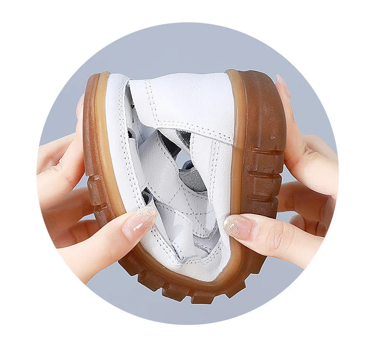 Sandals Summer Breathable Leather Slippers Women Fashion Non-Slip Casual Roman Shoes Ladies Sandals on Sale Off White Shose