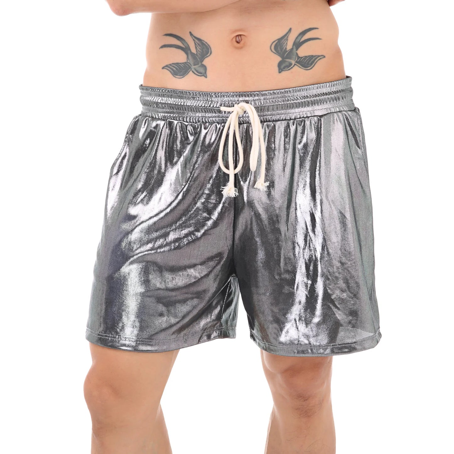 Casual Shorts Men's Running Sports Shorts Man Shiny Gym Fitness Basketbal Sportswear Ultra-thin Short Pants Jogging Sweatpants