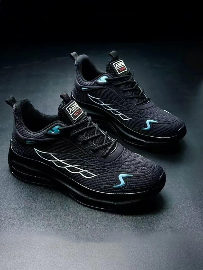 Casual Running Shoes for Men Breathable Knit Sneakers Mens Tennis Trainers 2025 New Fashion Sports Shoes Shock-absorb Sneakers