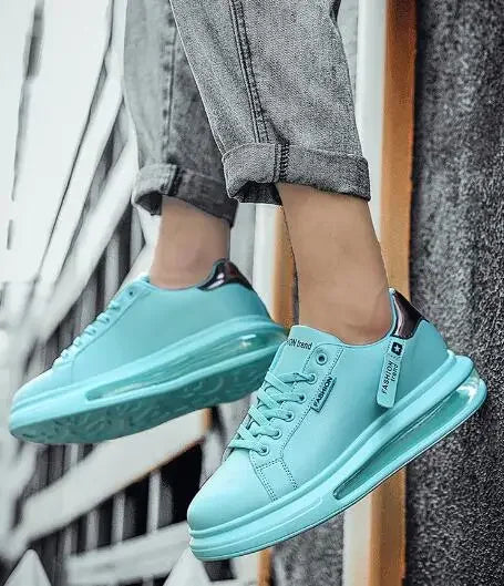 Fashion Brand Sneakers For Men Casual Shoes New Soft Comfortable Pu Leather Shoes Breathable Flats Shoes For Man Tenis Masculino