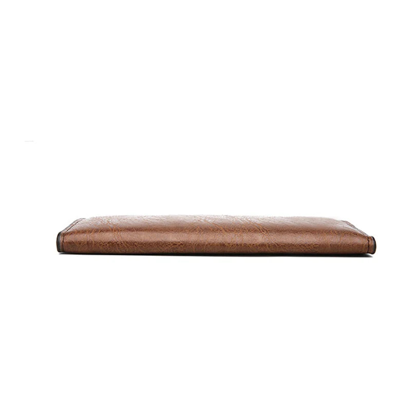 Men's Long Ultra-thin Soft Leather Wallet