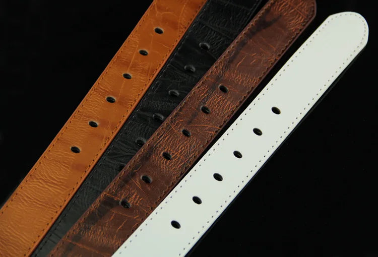 Men's Belt PU Alloy Square Buckle Business Belts Winter Pants Waistband Belts For Men Jean