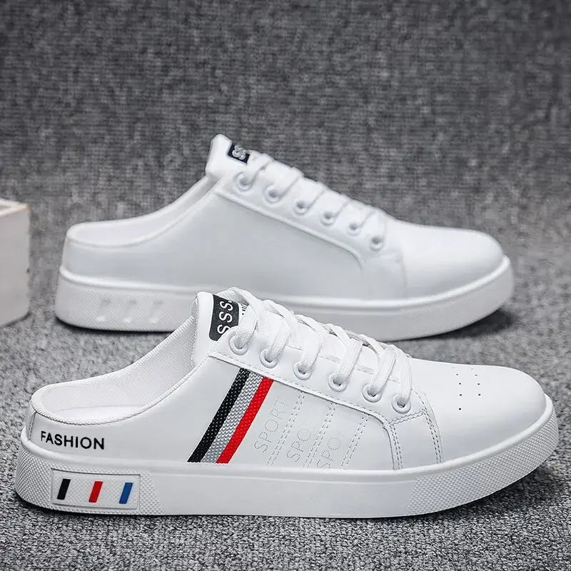 Summer Men Slippers Brand Comfortable Casual Shoes for Men Fashion Flat Sneakers High Quality Men Half Slippers Tenis Masculino