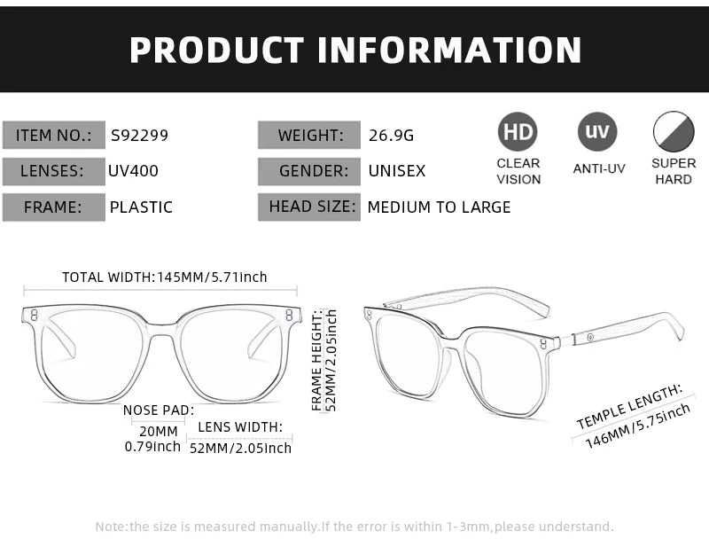 Classic Big Woodgrain Sunglasses Men women Retro Oversize Square Sun Glasses Male Female Fashion Summer Vacation Driving Shades