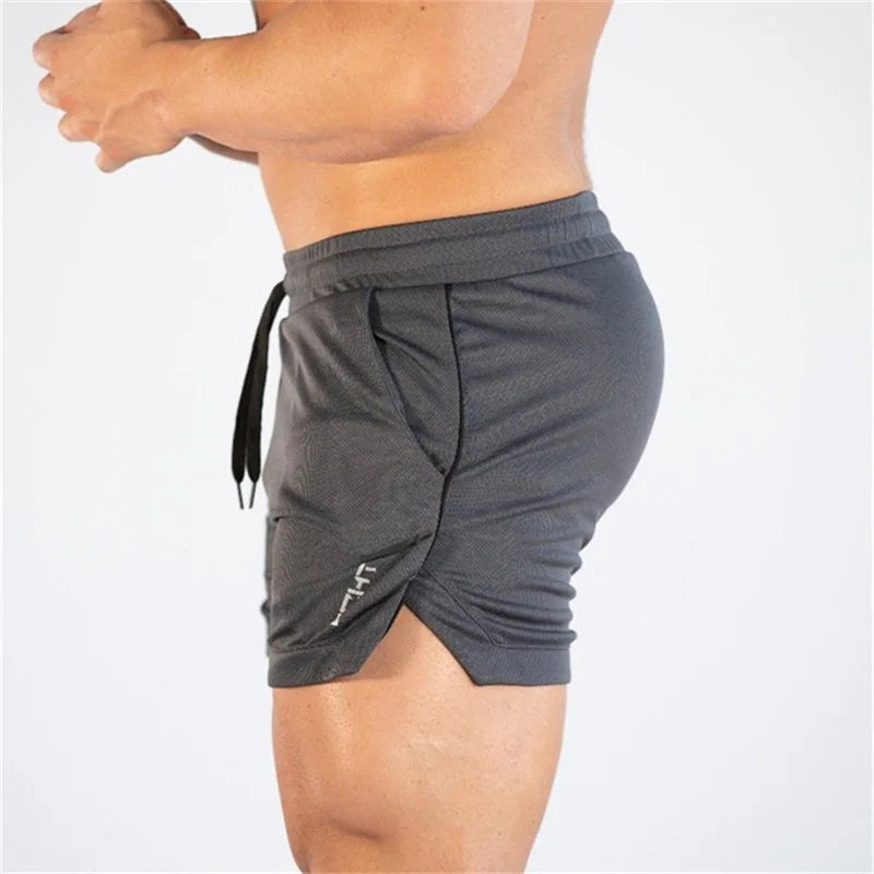 2023 NEW Fitness sports Shorts Man Summer Gyms Workout Male Breathable Mesh shorts Quick Dry Beach Short Pants men Sportswear