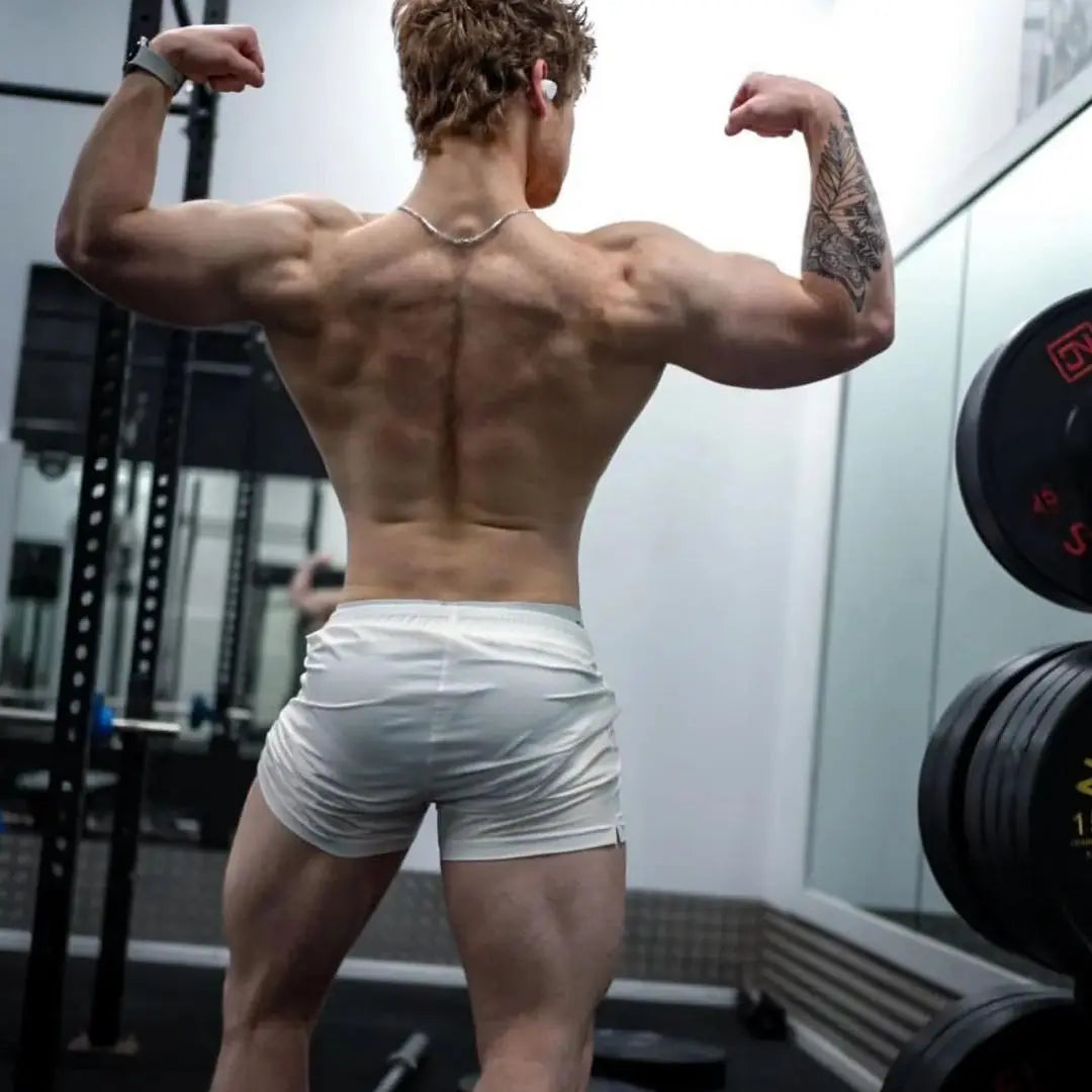 2023 New Sport Shorts Men Gym Workout Running Shorts Bodybuilding Joggers Summer Fitness Training Jogging Short Pants Male Beach