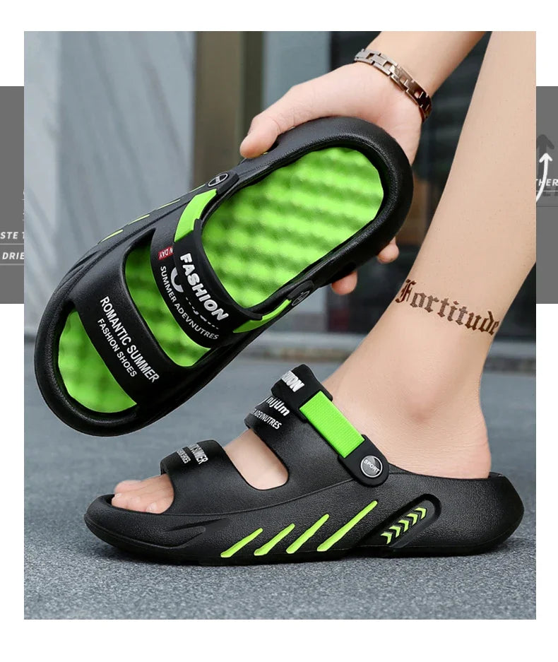 Men's Summer Sandals Men's Home Slippers Walk Around Home Original Brands Shoes Men's slippers Flip Flop Male Slipper Slipers