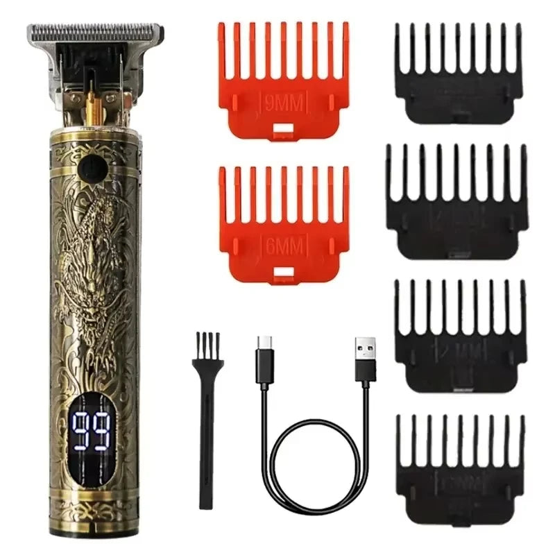 Carving Professional Hair Clipper For Men T9 Electric Hair Cutting Machine Barber Rechargeable Provide Comfortable Shave Clipper