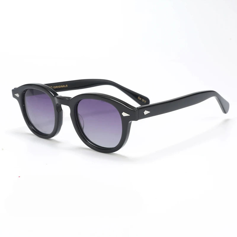 Men's Sunglasses Woman Johnny Depp Polarized Sun Glasses Acetate Frame Luxury Brand Vintage Driver's Shade