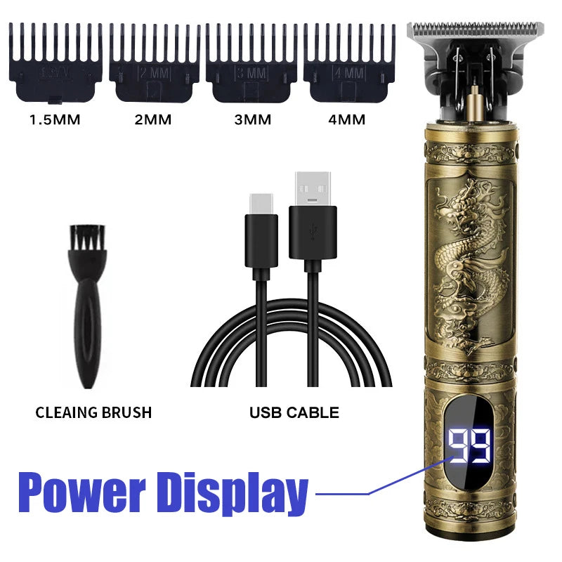 Electric Trimmer Hair Clipper for Men Cutting Machine Shaving Haircut Beard Trimmer Barber Cutter Mower Men's Electric Shaver