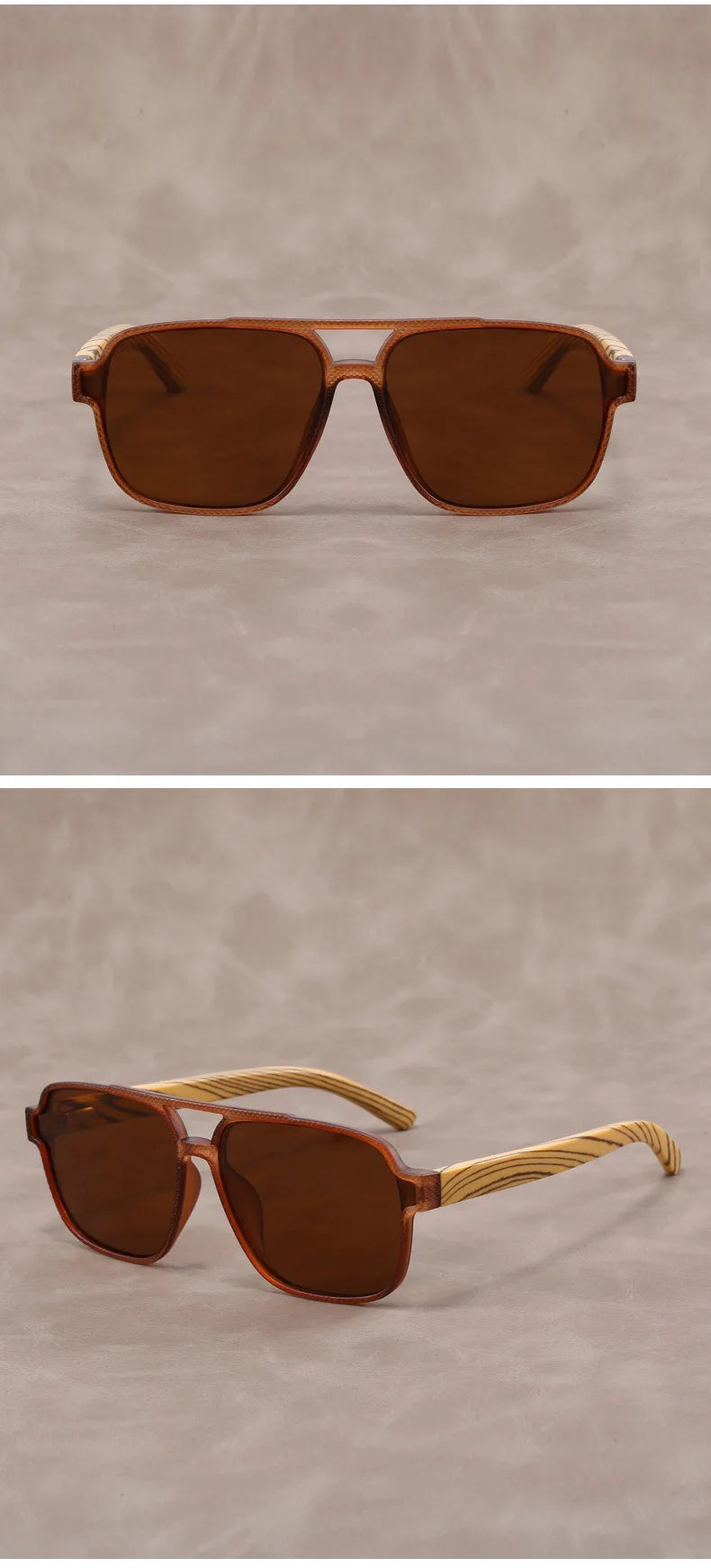 Wood Grain Sunglasses for Men Wood Grain Sun Glasses Man Eyeglasses Polarizing Glasses UV Protection Eyewear