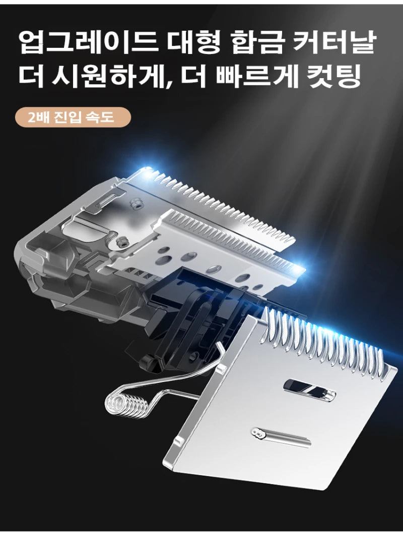 Electric hair clippers for home use, salon use, and professional hair clippers.