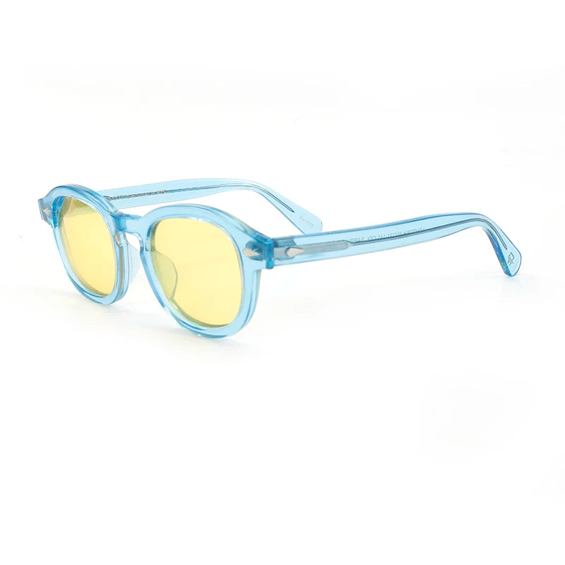 Men's Sunglasses Woman Johnny Depp Polarized Sun Glasses Acetate Frame Luxury Brand Vintage Driver's Shade