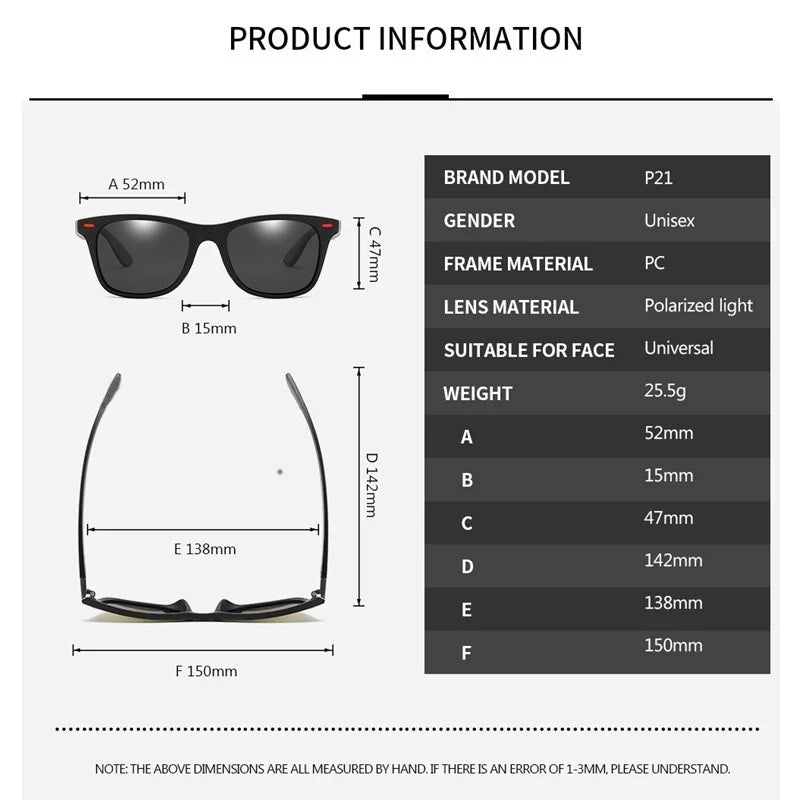 Fashion Vintage Sunglasses For Men Women Designer Sunglasses Man Square Retro Sun Glasses Driving Eyewear Shades UV400