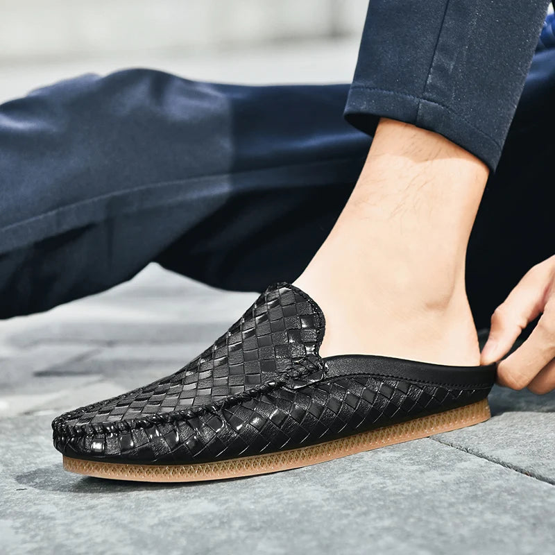 Luxury Brand Flat Shoes for Men Offer Cheap Original Men's Shoes 2024 Shose Brand Replica Summer Men's Sneakers Natural Leather
