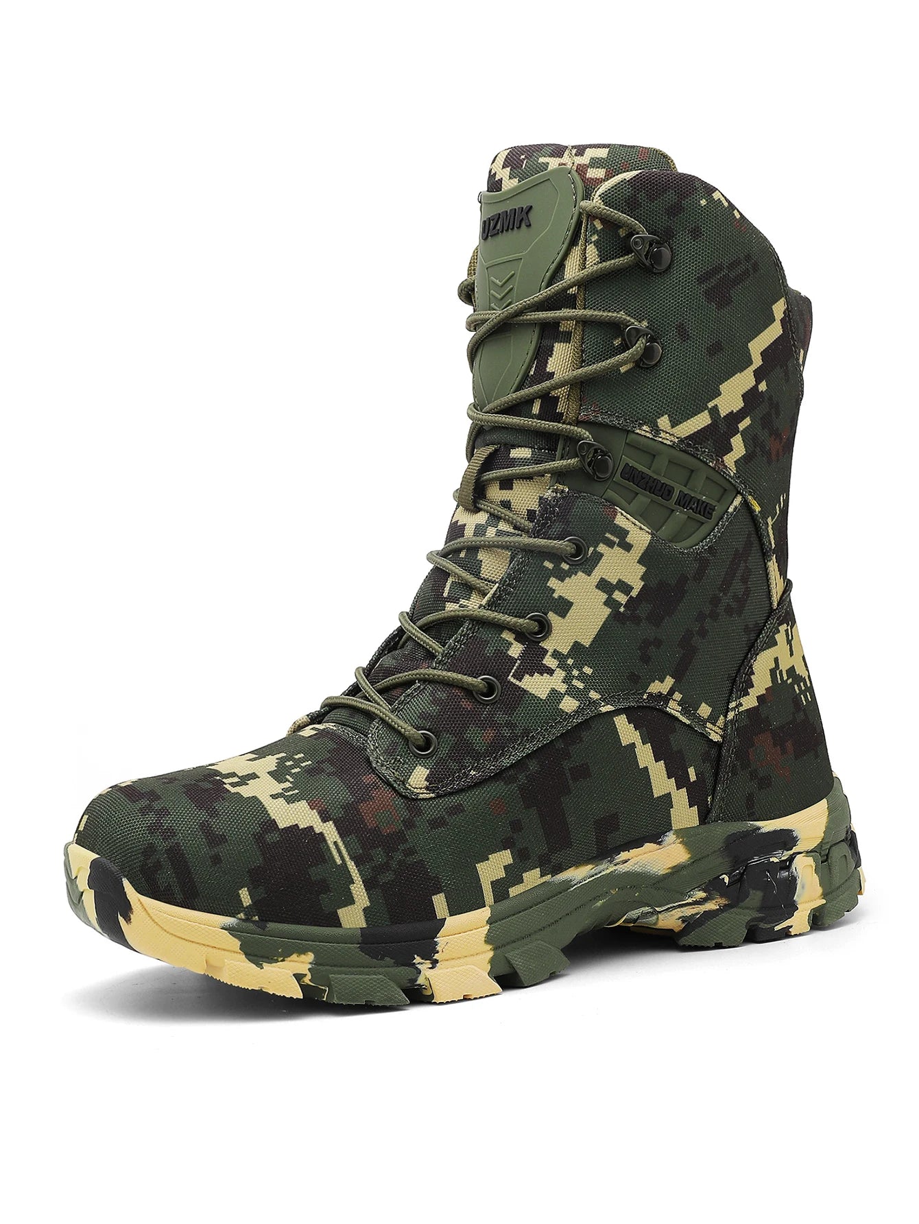 Men's Camouflage Tactical Boots Mountaineering Hiking Desert Waterproof Work Safety Shoes Ankle Boots Men's Outdoor Boots