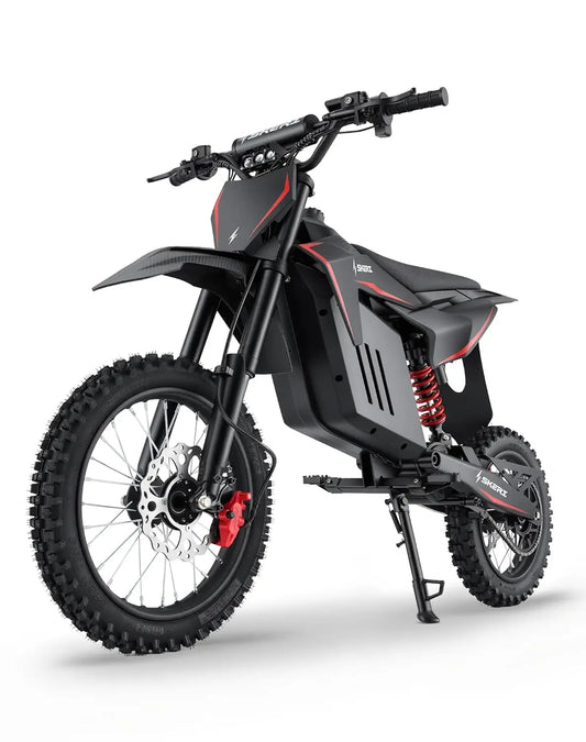 Electric Dirt Bike for Adults & Teens, 14"/12" Fat Tire 3200W Motor 37MPH Off-Road EBike, 48V 21Ah Battery, Customized