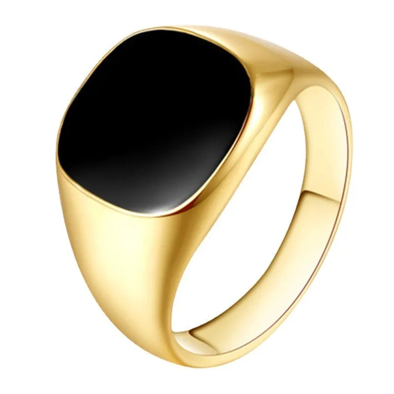 2025 New Business Drip Oil High-end Men's and Women's Rings Fashion Temperament High-end Ring Party Jewelry Wholesale