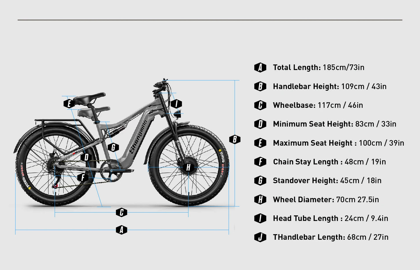 Shengmilo S600 Electric Bike Dual Motor2000W  48V17.5AH Battery 26 Inch e bike Fat tire Ebike Men's Mountain Electric Bicycle