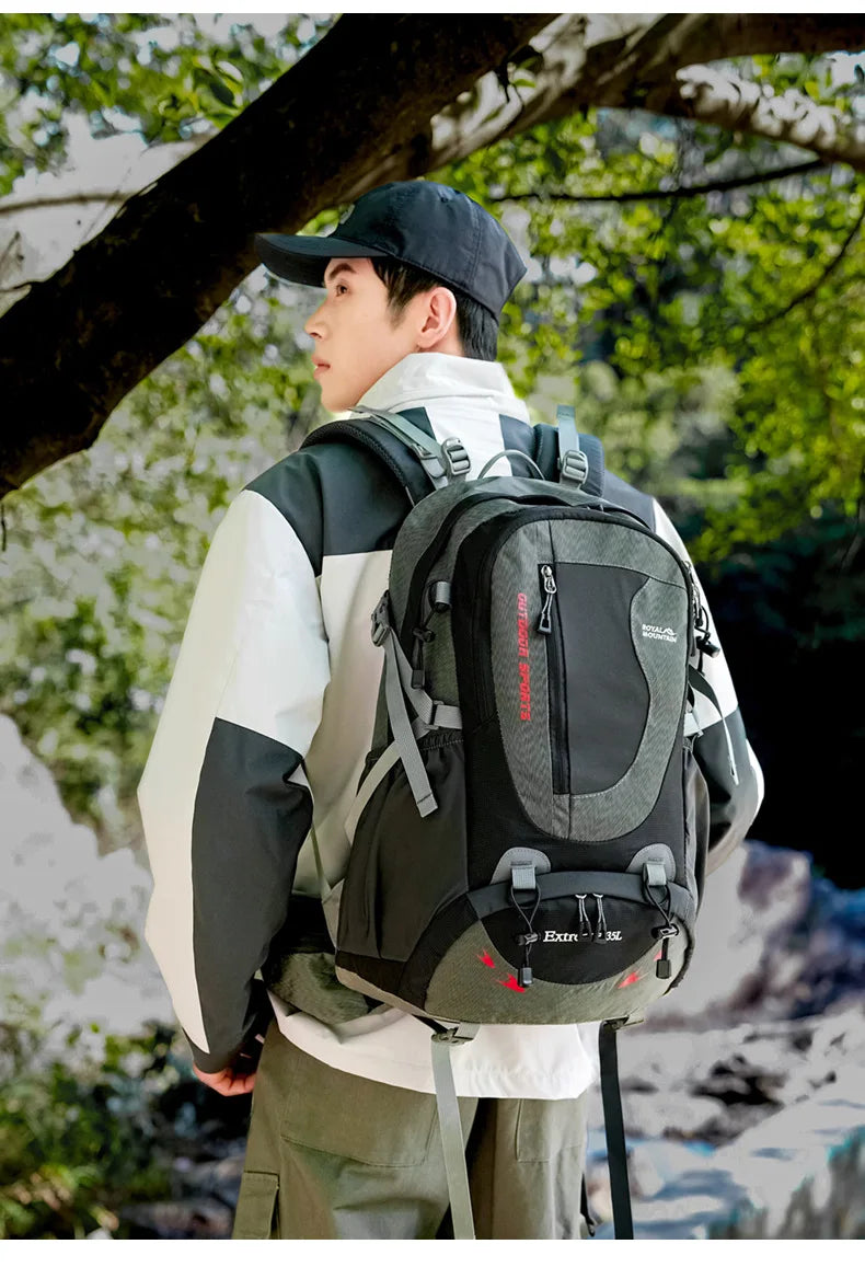 35L Hiking Backpack for Men Women Trekking Climbing Backpacks with Backplane Sports Bag Travel Luggage Bag